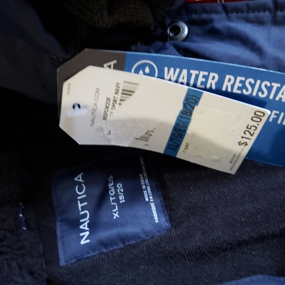 Nautica Hooded Puffy Jacket - Picture 3 of 4